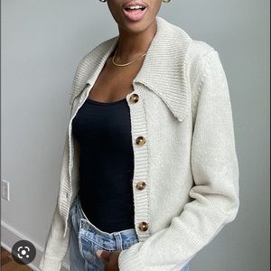 Tach Clothing Cisne cream cardigan